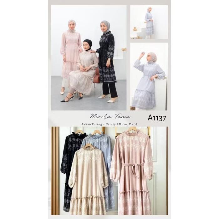 Mizara Tunik ceruty full furing
