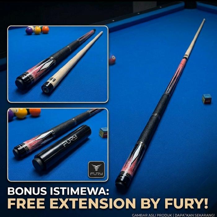 [LIKE NEW!] Stik Biliar FURY TK-4 SERIES, Low Deflection Infused Carbon Original (FREE EXTENSION FUR