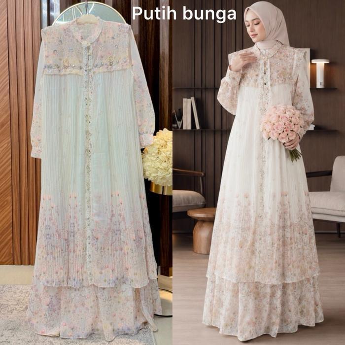 Gamis Avasya ,Gamis rompi lepas pasang, Dress avasya , Gamis dress pesta mewah , Dress terbaru 2026 
