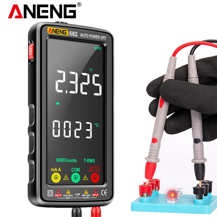 ANENG 681/682/683 Smart Rechargeable Multimeter AC/DC Voltage Tester Current Meter Professional Capa