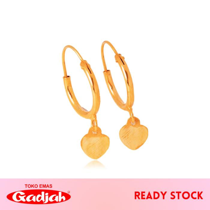 Anting Emas Anak Tindik Mainan Plat - Toko Emas Gadjah