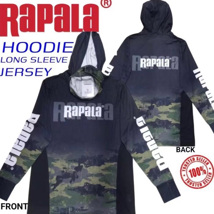 Rapala Hoodie Lengan Panjang Jersey