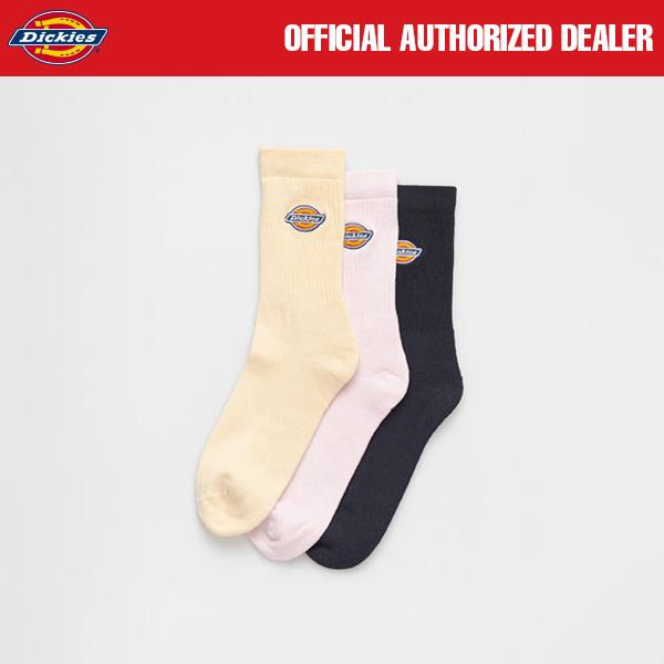 KAOS KAKI SOCKS DRY 3 PASANG CASUAL PRIA WANITA MIX HITAM ORIGINAL DICKIES | GENOLA WOOD ASH (L)