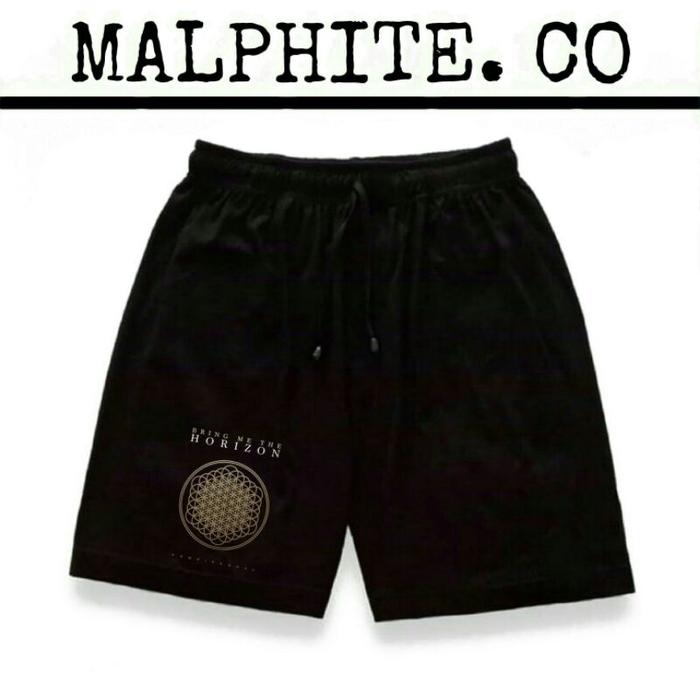 Celana Pendek BMTH Bring Me The Horizon Sempiternal Boxer Motif Logo Lagu Band Musik Merch Metal Pun