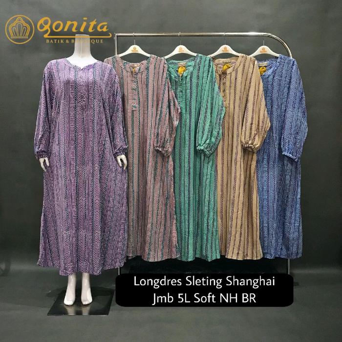 Qonita Longdres Sleting Shanghai Jmb 5L batik cap super