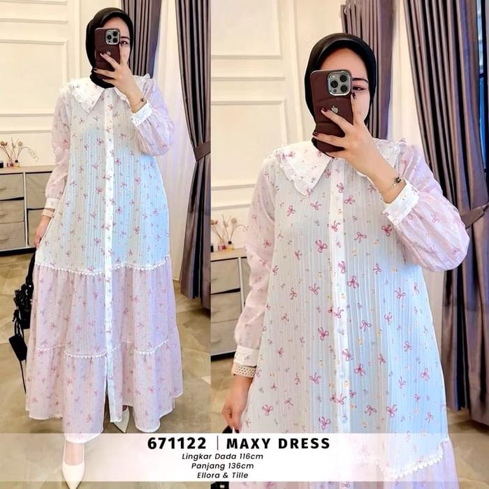 Melody maxy dress Gamis Wanita Lebaran