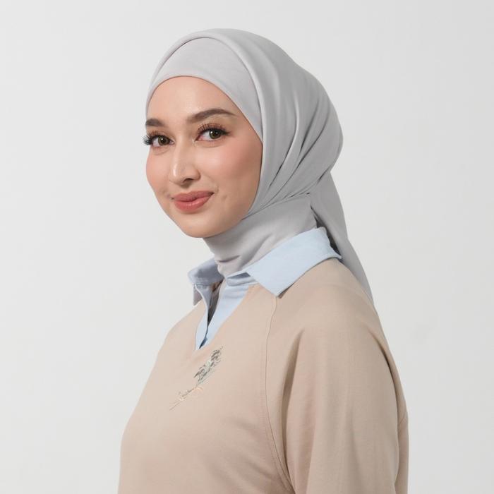 Hijab Polos Bordir Deenay x Indira