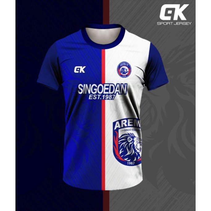 LARISSPORT JERSEY AREMA FC KAOS BOLA AREMA PREMIUM JERSEY BOLA PRINTING DEWASA JERSEY LIGA INDONESIA