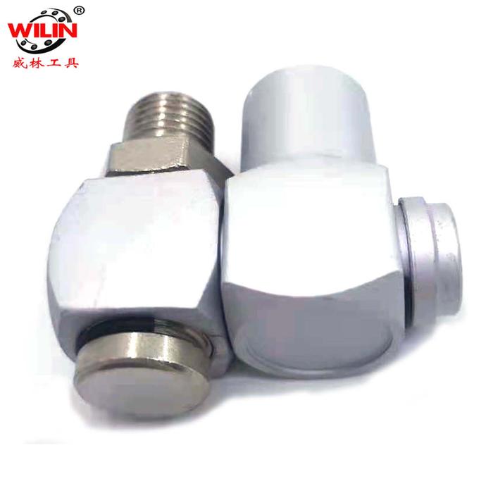 1/4" Thread Transfer 360 Degree Rotate Flexible Air Hose Air Hose