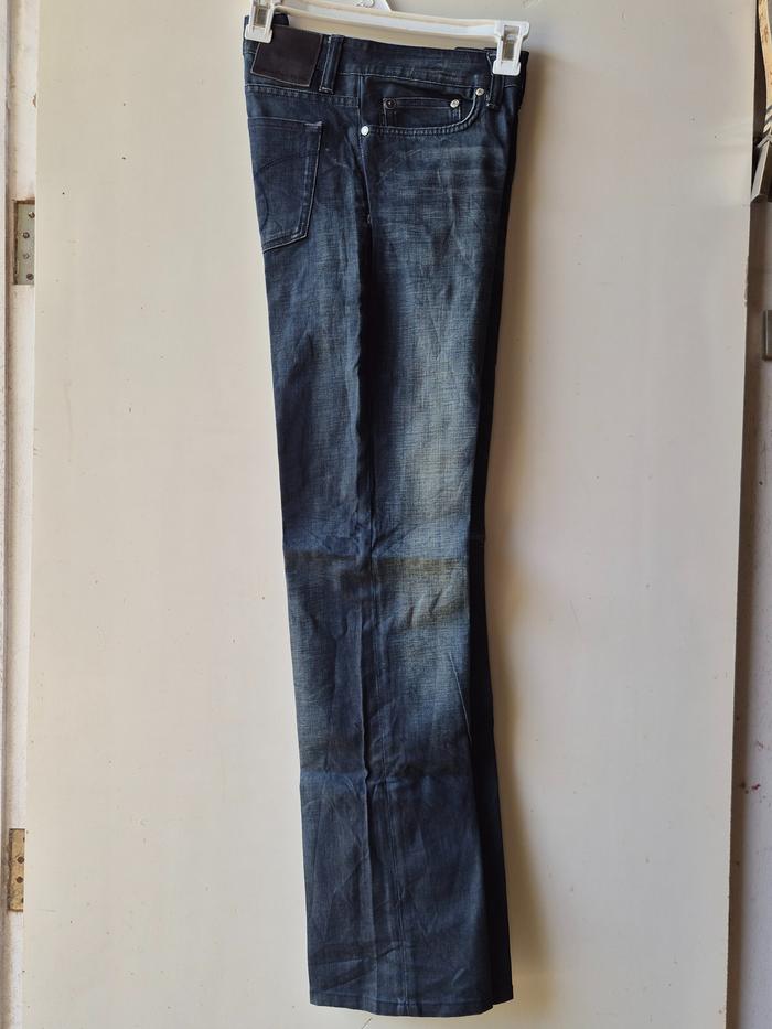 CALVIN KLEIN Jeans Selvedge Standard Fit Celana Panjang Denim Pria Motif Fading Size 29