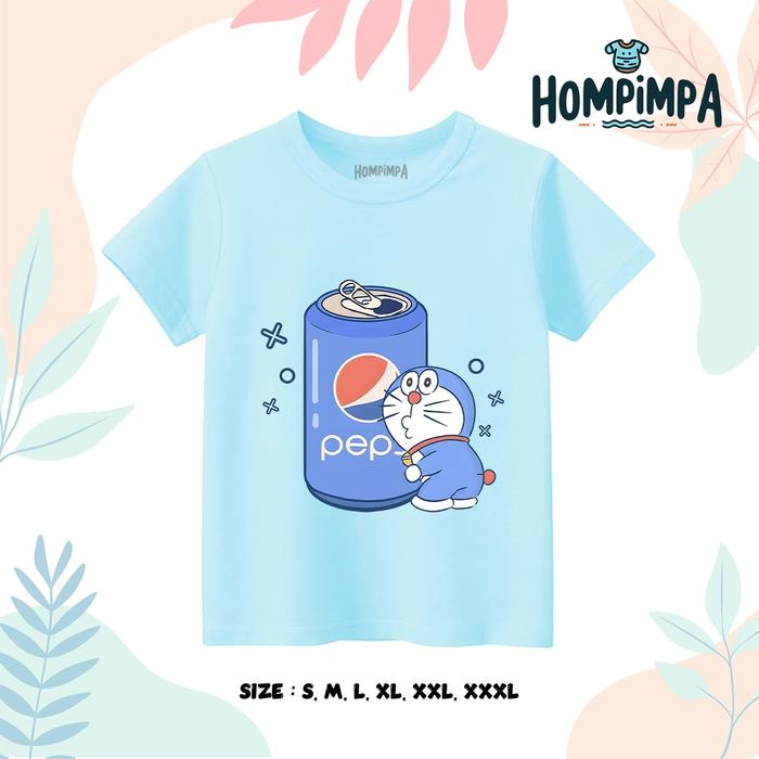 Kaos Anak Cowo Cewe Gambar P3PSI DOR43M0N Sablon DTF Distro 30s Baju Fashion