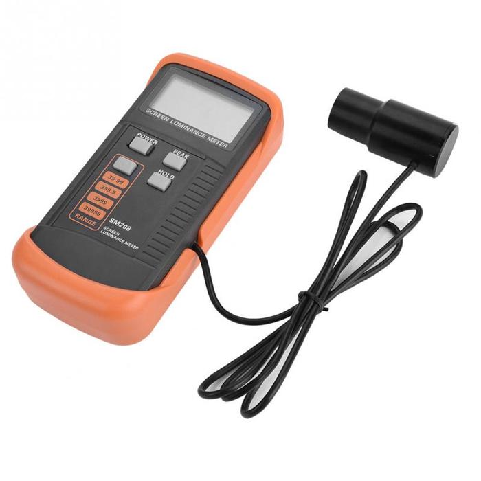 SM208 Kecerahan Layar Meter Portable Luminance Meter dengan Mini