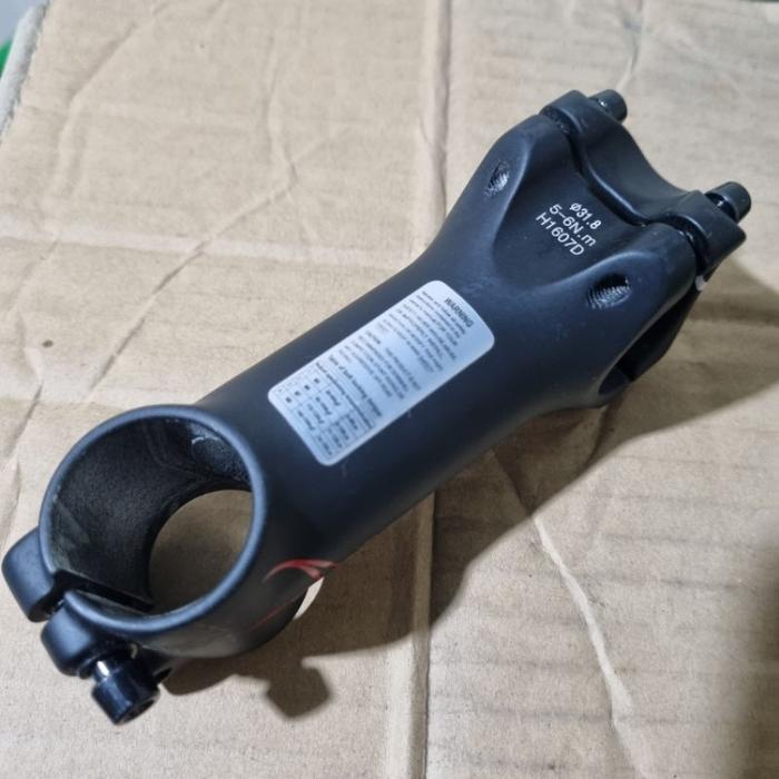 "Jual Produk stem mtb balap 28.6 stang 31.8 os 25.4 standar united hitam ''