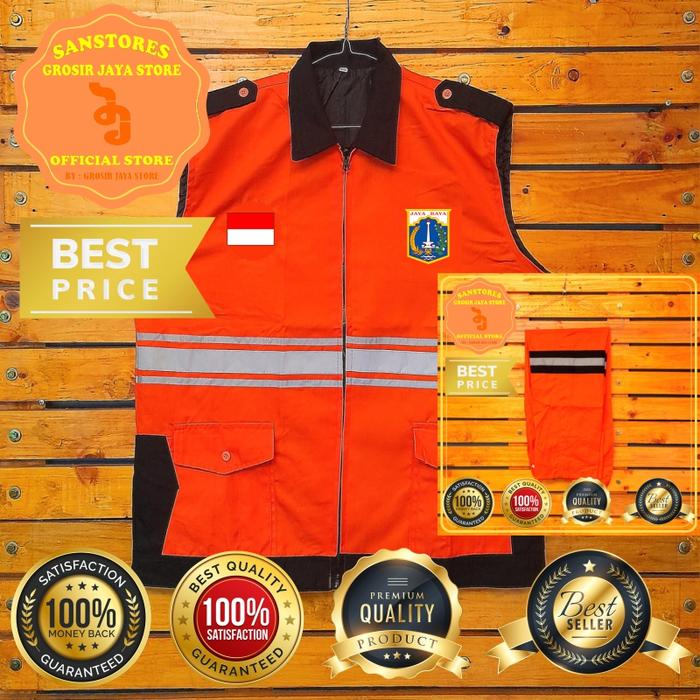 Rompi / Jaket + Celana - Lapangan Kerja PPSU - Tebal & Kuat