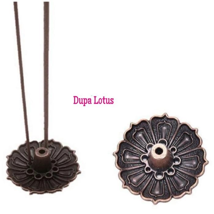 Tempat Pembakar Dupa Hio Dupa Stik Model Bunga Lotus Holder 9 Lubang