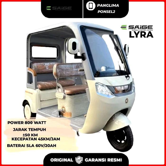 Sepeda Listrik SAige Lyra Design trendy