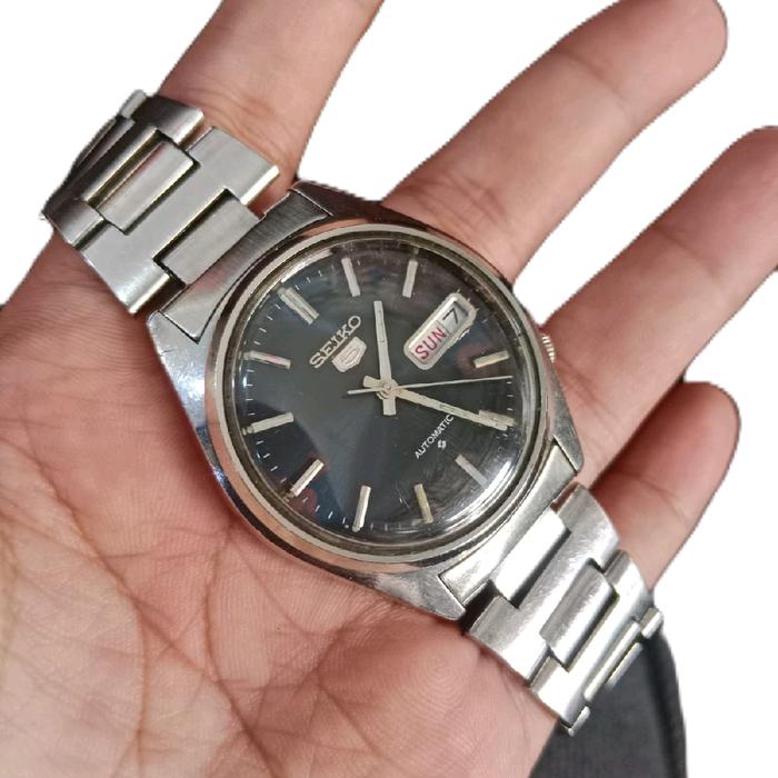 jam tangan Seiko 6309-7150/ SEIKO 5 automatic original bekas.