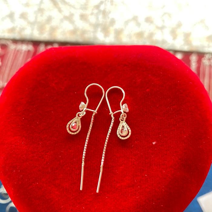 anting perak 925 anting panjang dewasa