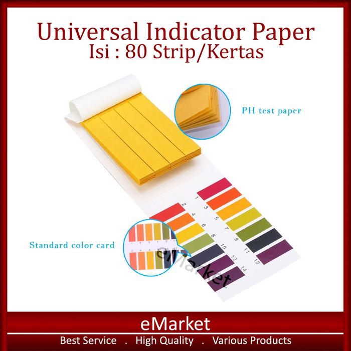 Kertas PH Meter / Kertas Lakmus / PH Tester / Universal Indicator Paper