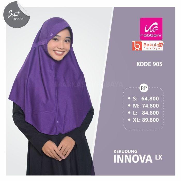 Rabbani KRD Innova LX | Innova LX Ungu | 100% Ori | Diskon spesial 50% | Rabbani Kerudung instan