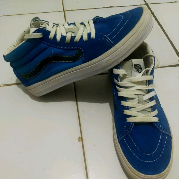 sepatu second VANS SK8 High Blue