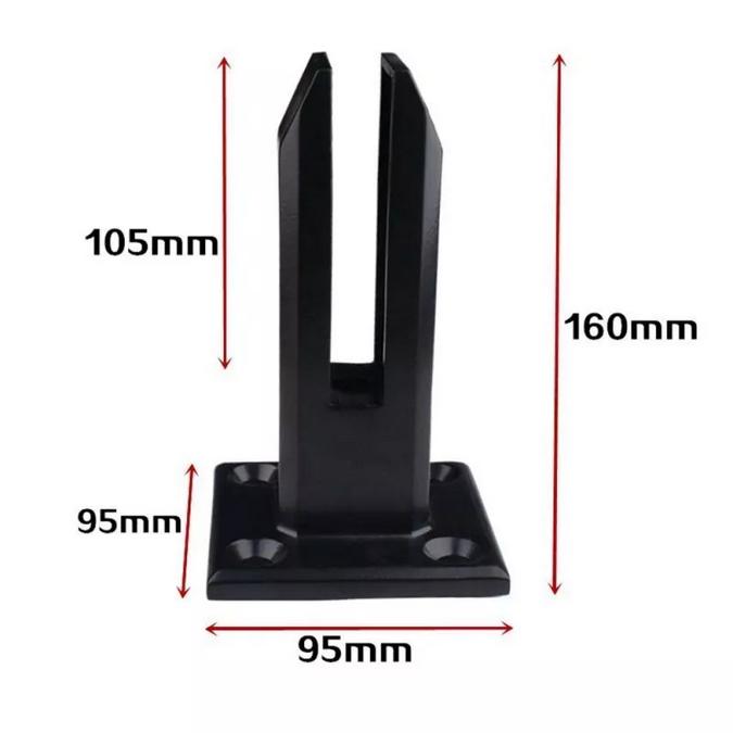 Glass Clip Stainless Railing Kaca Dan Kaki Spigote/Spigot Penjepit Kaca