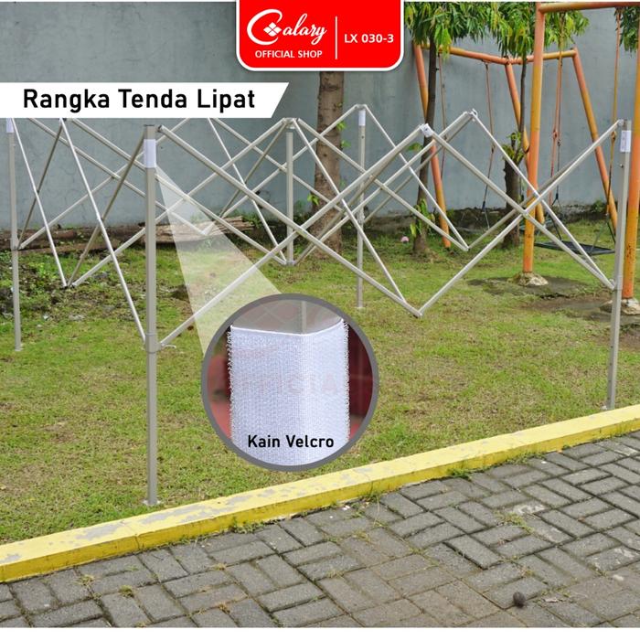 SPEEDS Tenda Lipat Otomatis ( 2 X 2 M) Tiang Putih Tenda Pameran Tenda Dagang 030-3