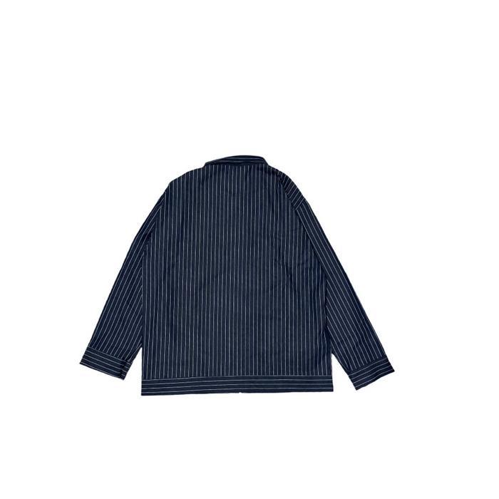 Fatgoods Work Jaket Wabash Navy Cotton Raw Denim