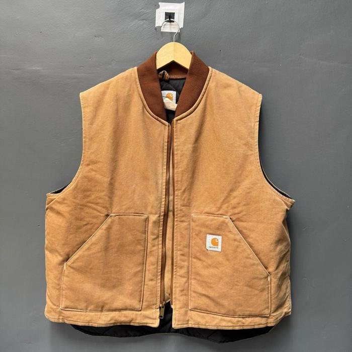 Vest jacket carhartt brown second original