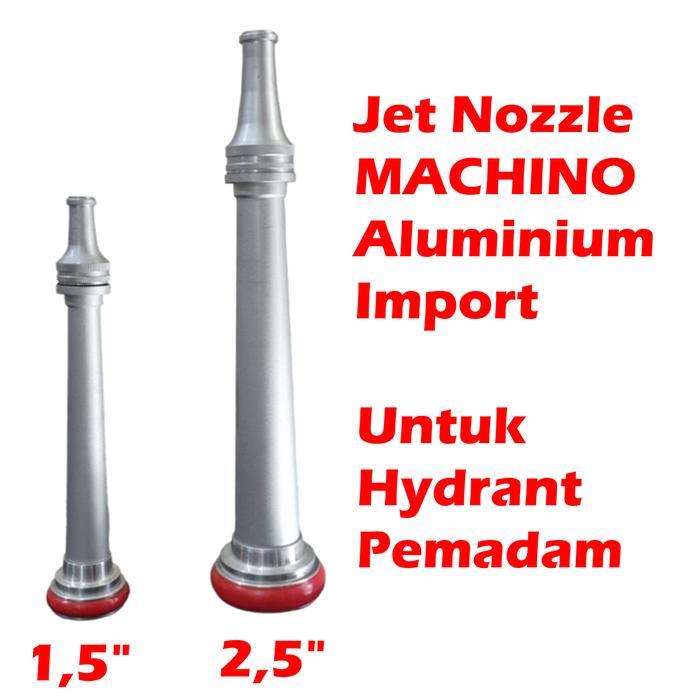 Flash Sale / Jet Nozzle Hydrant Aluminium Alloy – Machino Straight Nozzle / Kepala Semprotan Selang 