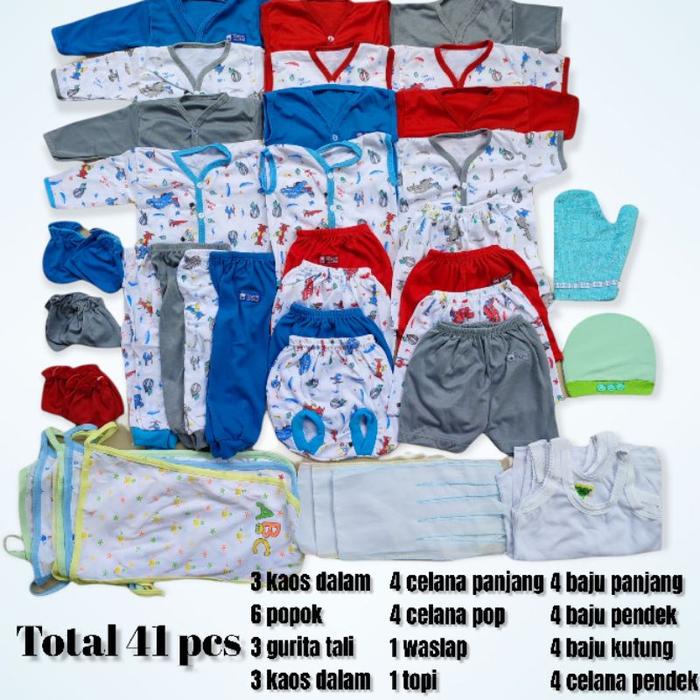 Paket perlengkapan baju bayi baru lahir newborn 1 lusin baju bayi / 24 pcs bayi baru lahir lengkap /