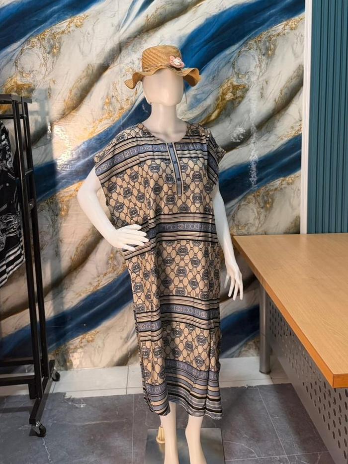 Daster Tanpa lengan, Kalong / Daster Kalong Rayon Premium Motif Gucci
