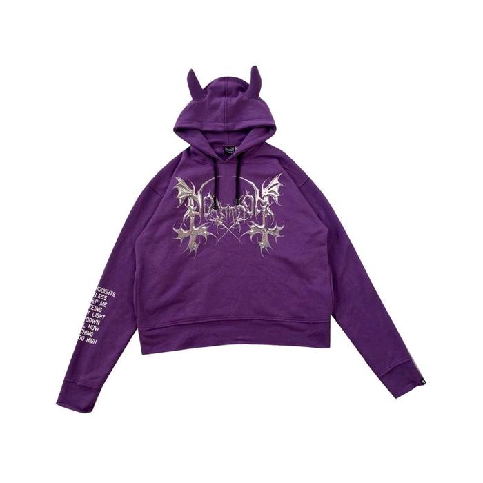 Hoodie Oversize Crop Unfinished | LIFELESS | Poseidon Reprisal (SECOND)