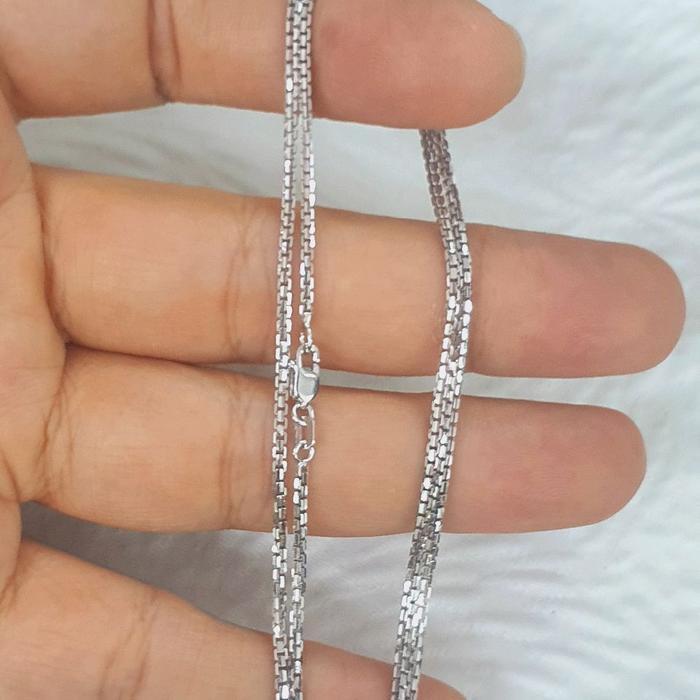 KALUNG MODEL ITALY SANTA PUTIH 46 CM EMAS 75% 750 75 % 17K 7 GR AN