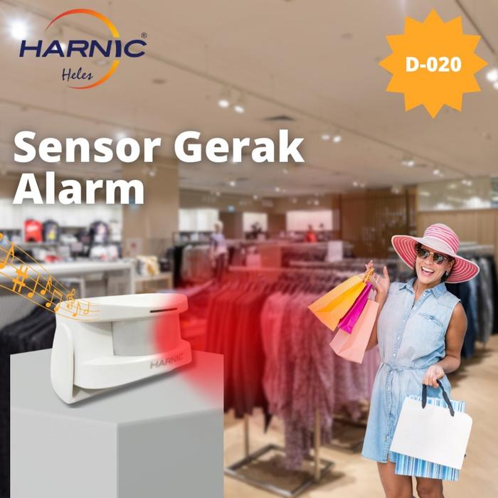 Bel SENSOR Harnic Heles - Bel Rumah - Doorbell Sensor Gerak - D 020 - Putih
