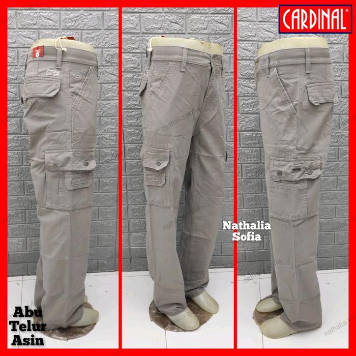 CARDINAL 100% ORIGINAL size 27-38 celana panjang cargo pria / celana panjang cargo cardinal / celana