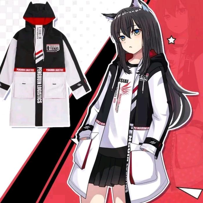 JAKET ANIME GAME ARKNIGHT PENGUIN LOGISTIC ARKNIGHT PREMIUM