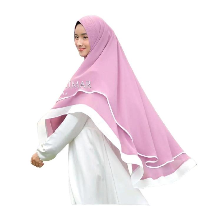 Hijab Instan Syari Shirin Khimar by Audina Cantik Ceruty Muslim Wanita Kerudung Crinkle Simple Airfl