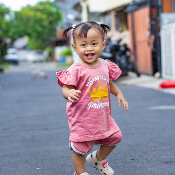 Setelan Baju daily anak perempuan Baby Face