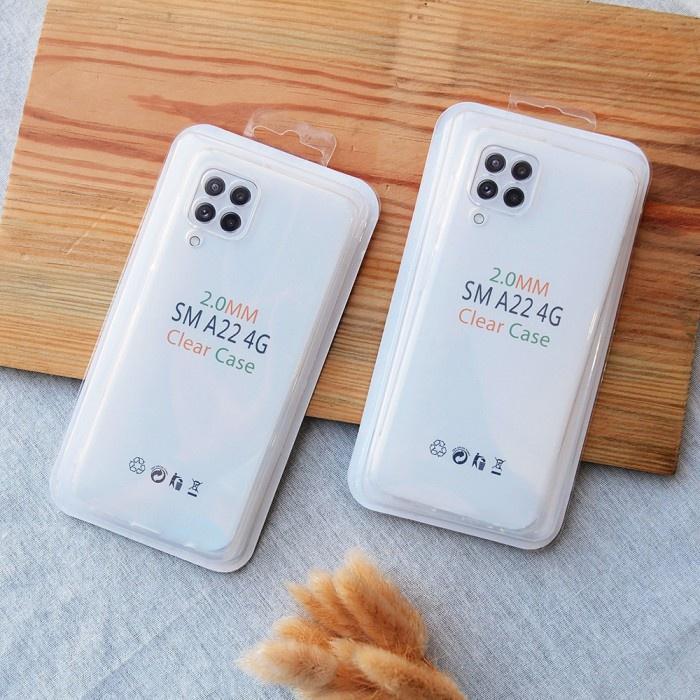 CASE SAMSUNG A22 4G A22 5G ANTI CRACK CLEAR CASE BENING TRANSPARAN with Protect camera CCPC