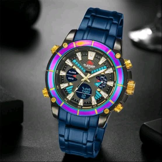 DZINER 8258 RANTAI JAM TANGAN PRIA TAHAN AIR