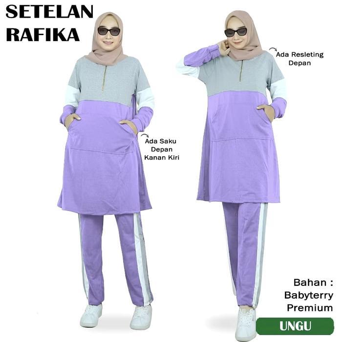 TERMURAH SETELAN HIJAB OLAHRAGA MUSLIMAH/SETELAN OLAHRAGA  MUSLIMAH /SETELAN RAFIKA / SETELAN OLAHRA