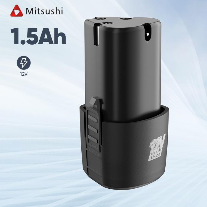 Mitsushi 1 Buah Baterai 12v/16.8v Mesin Bor Cordless Drill Baterai 12v Mesin Bor Cas Cordless Drill 