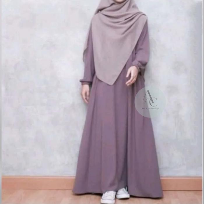 BERKUALITAS Aara Collection Abaya turki wanita muslim Mewah Santri remaja Syari kekinan Wolpis Premi