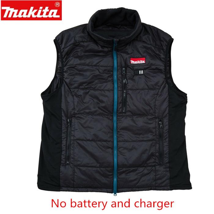 Makita CV101DZ XL Heated Vest, 10.8 V, Blue