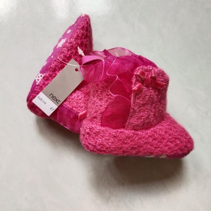 Sepatu Baby boots Pink  fanta