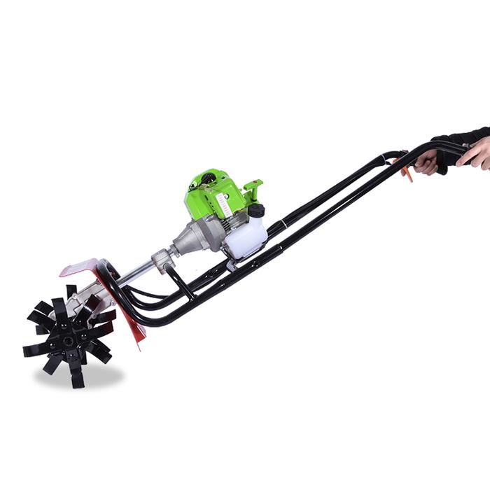 Traktor Berjalan Kaki Dorong Tangan Mini 52CC 1900W Traktor Putar