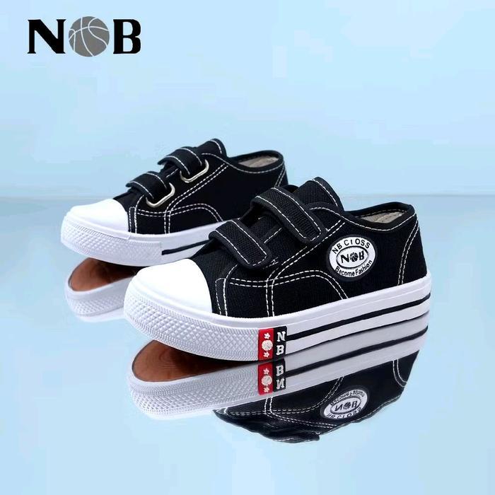 PREMIUM (READY) terjamin Sepatu Sekolah Anak TK/SD Sepatu N bola B (NB) Sepatu Sekolah Bahan Kanvas 