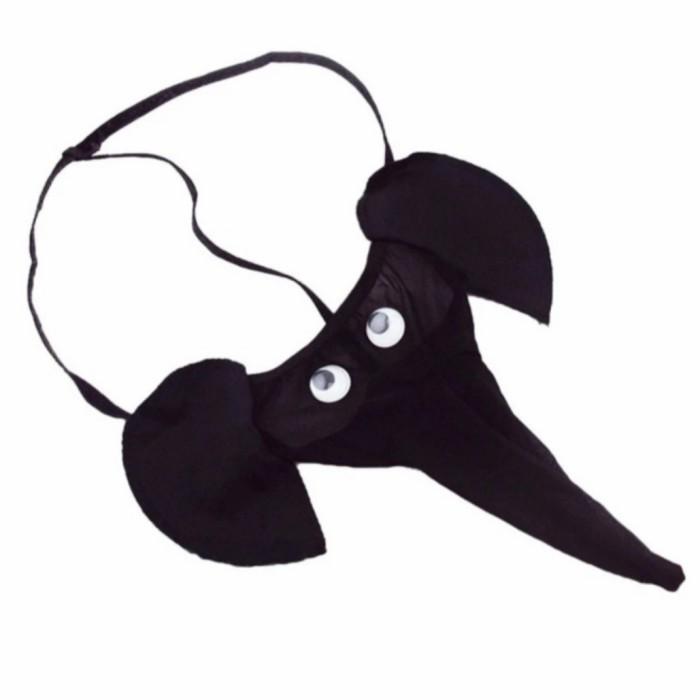 Murah Sexy Lingerie Thong Pria Model Gajah Elephant P14 Gstring CD Belalai NON COD