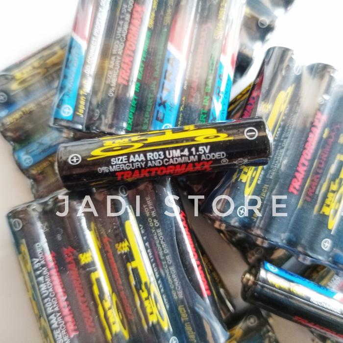Baterai AAA 1.5v Batre Batere Battery Remote TV AC Mainan Senter Alkaline Batererai ABC